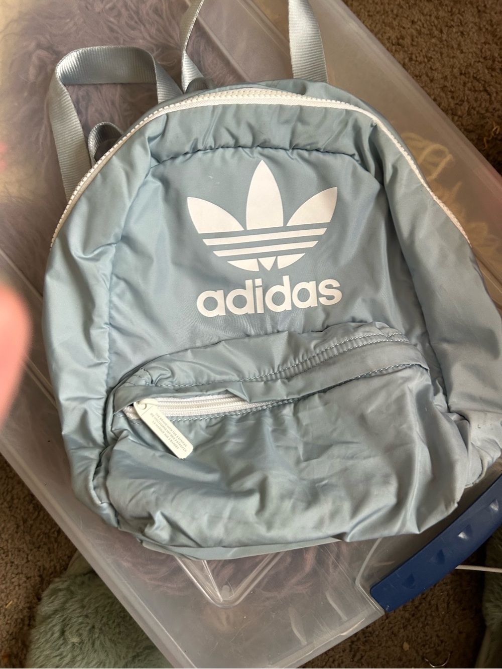 adidas Trefoil Mini Backpack - Pale Blue